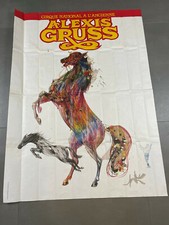 Grande affiche 158x118 cm  cirque Alexis Gruss 1990 , vintage circus poster 