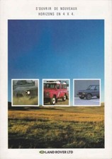Catalogue Brochure Land Rover / Range Rover 1989 France