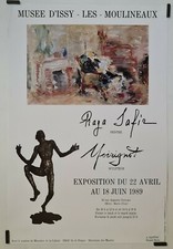 Raya Safir & Moirignot Musée d'Issy les Moulineaux 1989 Affiche Originale