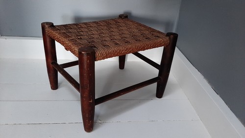 Tabouret assise corde - ,