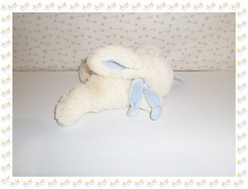 Doudou lapin blanc bleu - ㉕,