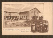 CONGO BELGE-KISANTU   cpa  Ateliers Presse imprimerie/Missïe E.E.P.P. JezuÏeten/