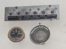 Tableau coupe-circuit KLIXON compteurs pression température huile US 1940-1950
