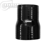 Durite silicone  réducteur Ø 80-60 mm -  4 plis Noir 100 mm de long - SWAPLAND -
