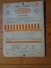 Règle à calcul A Desbordes -