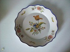 Assiette décor Fleurs 