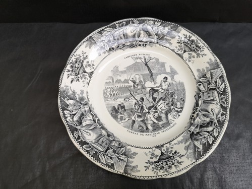 Assiette début xxe - xxe, creil