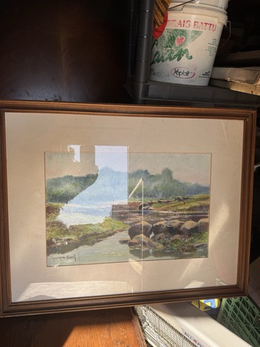 Dessin aquarelle paysage - , de