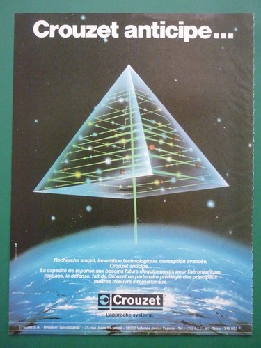 1985 pub crouzet aerospatial - crouzet,