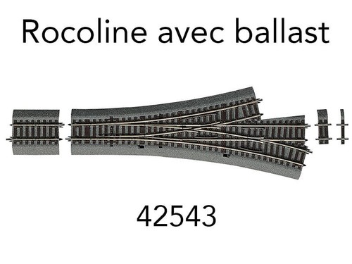 Roco aiguillage triple dww15 - aiguillage,