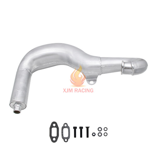 Exhaust chrome tune pipe 1set - exhaust,