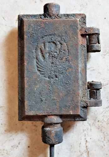 Mini gaufrier ancien fonte - mini,