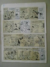 Marijac Planche originale remontée  Les trois mousquetaires du maquis  1950 TBE