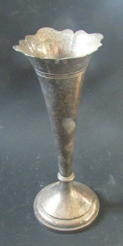 Vase tulipe metal argenté - vase,