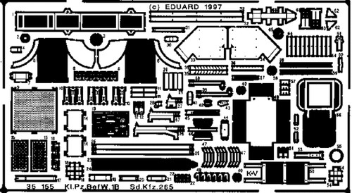 Eduard 35155 photodecoupe - 35155, pz
