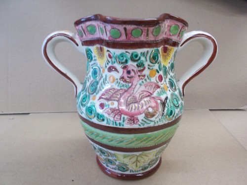Vase ansé signé masse - signé,