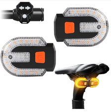Clignotant LED sans fil pour vélo, trottinette, charge USB, feu arrière sécurisé