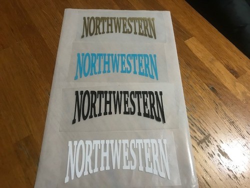 Northwestern patch flocage - patch,