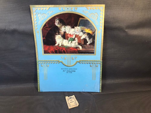 Ancien porte lettres carton - porte, en