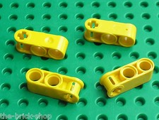 4 x LEGO technic yellow axle