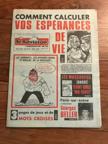 Journal hérisson 1752 - hérisson,