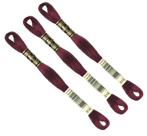 Dmc 814 lot échevettes - 3,
