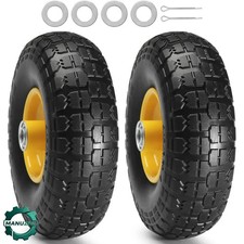Roue PU Solide 10 Pouces Sans