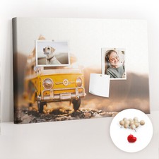 Tableau en liège Pour les notes 60x40 Vacances en voiture