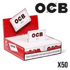 papier à rouler ocb blanc x50 , feuilles francaises