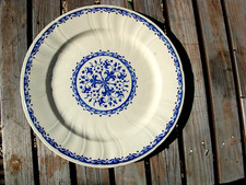 Belle assiette bleue - , ancienne