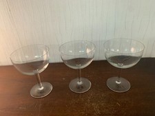 3 verres cristal NO Baccarat (prix des trois)