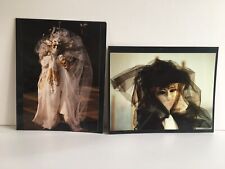 2 photo portrait carnaval de venise grand tirage couleur 24x18 c.1980
