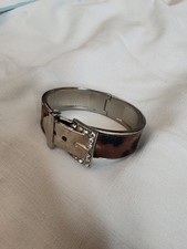 Bracelet Forme Ceinture Avec Strass Décor Imitation Léopard