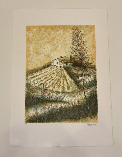 Lithographie signée - lithographie, (ea)