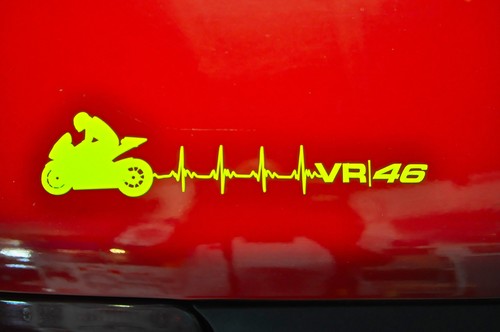 Stickers fluo 46 rossi - 2, vr