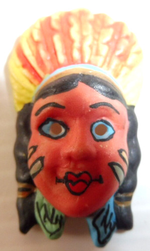 Feve masque un indien - feve,
