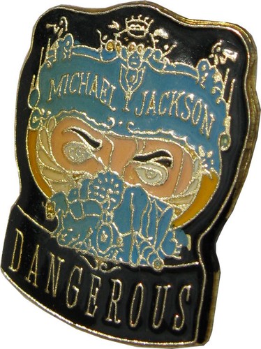 Michael jackson pins dangerous - michael,