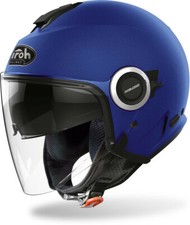 Casque Jet Helioscolor Bleu Mat Airoh Taille XS
