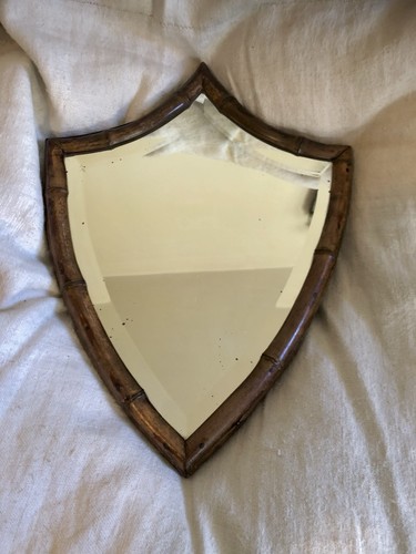 Miroir ancien original - miroir, bord