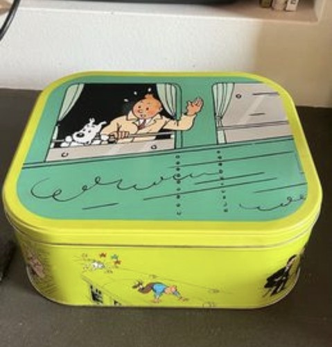 Boîte métal tintin milou - boîte, &