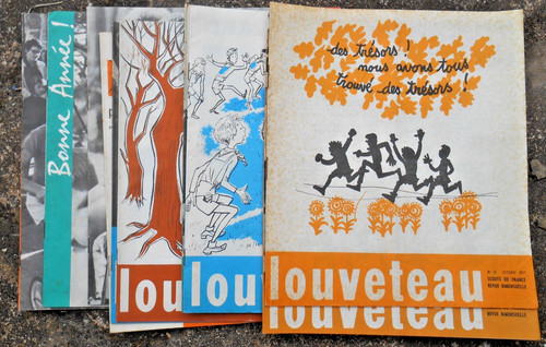 Lot revues scout ancienne - ,