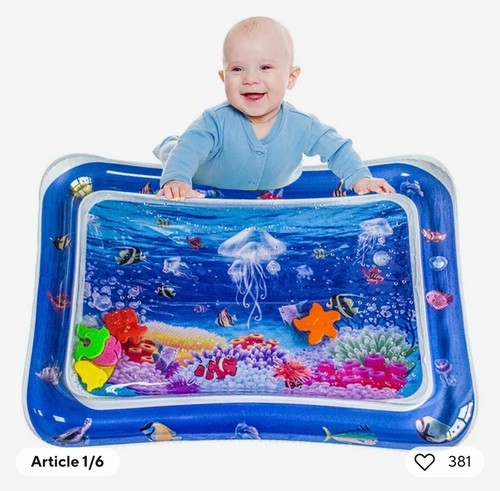 Tapis eau gonflable bébé - tapis, d'eau