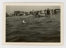 Snapshot - SEA CREATURE N°3. Original Vintage Found Photo, 1940s. Swimmer