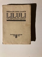 Frans Masereel - R Rolland - Liluli - Trente deux bois de Masereel - EO 1919