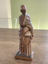 Boite statue figurine en porcelaine signée Camille Tharaud Limoges art déco