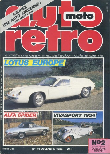 Auto retro 1986 - retro, n°76