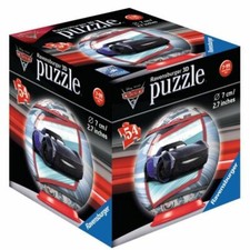 disney cars puzzle ravensburger 3D 54 pieces 7 cm de diametre  3 ans +