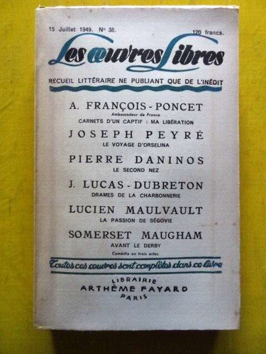 Revue les oeuvres libres - revue,