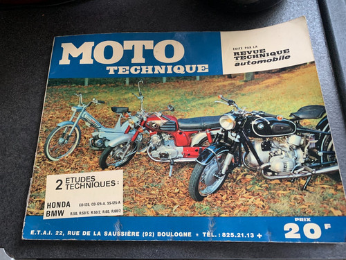 Revue moto technique honda - moto,
