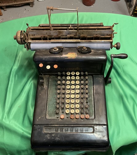 Vtg burroughs adding machine - vtg,
